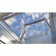 Lanterneau ecofeu premium alu 110 sce / sur costière en acier galvanisé / double vitrage_2