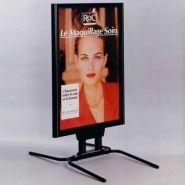Stop trottoirs - Porte-affiche Roseau Star Tube - résistant au vent - affiche 120x80 cm_2