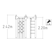 Structure multi-jeux pour enfants 5 à 12 ans - Uniplay Billores 8061731 - Hags_2
