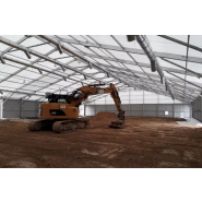 Structure temporaire pour le secteur de la dépollution : stockage de déchets, décontamination des sols, chantier de dépollution_2