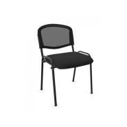 Chaise d'accueil multi-usage LENA - dossier en résille, empilable et confortable_2