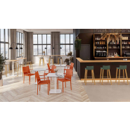 Chaise recyclable et hygiénique - LOGGIA - idéale pour espaces de détente, intérieur et extérieur, empilable par 12_2