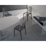 Chaise transparente JULIA - en polycarbonate - empilable et stable_2