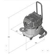 Dustex 35 LX AC - Aspirateur poussière et eau Fein - 35L, décolmatage automatique et classe L_2
