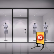 Panneau A1 (84 x 59.4 cm) à ressorts base métallique Noir Réf : 215320NR_2