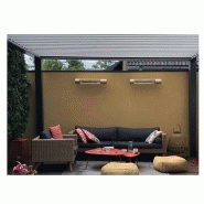 Radiant infrarouge California - 2 réglages de puissance, lampe chauffante au carbone, IP65_2