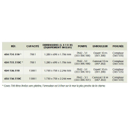 Citerne 1470L avec bac de rétention en PEHD, équipée pour la distribution d'huile - Réf 454 136.110C_2