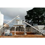 Poste de commande informatisé pour centrale à béton industrielle