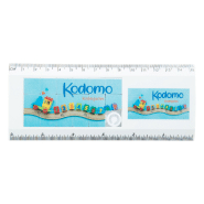 Règle puzzle en plastique 15 cm - couleur blanche - poids 34 g_2