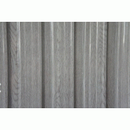 Abri de jardin en métal avec bûcher intégré - gris/bois vieilli - 5,31 m²_2