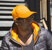 Casquette Memphis - 100% coton brossé - 6 panneaux - Visière en PU recyclé - Réf: RC081X_2