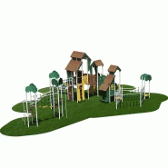 Structure de jeux 3 tours + accro - gamme Terra - TE31801I - HCL 300 à 1800_2