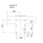 Ventilateur moyenne pression avec boîtier en fonte d'aluminium
