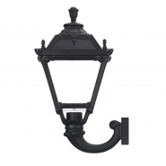 Applique extérieure City Indura IP55 - résine noire, E27, 70W max, hauteur 650 mm_2