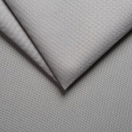 Canapé convertible express DAX - Matelas mémoire 20 cm - Métal - 120 cm - Tissu gris silver_2