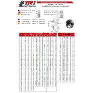 Engrenage inox à moyeu - module 2 - 15 à 30 dents - t.R.I._2