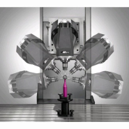 Fraiseuse à commande numérique semi-banc fixe MSA MTE - Série K - Guidage prismatique et tête universelle_2