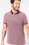 Polo bicolore homme - Kariban - Réf: K266 - 100% coton peigné - Look tendance et décontracté_2