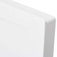 Vidaxl niche de douche avec 2 compartiments blanc brillant 41x69x9 cm 151398_2