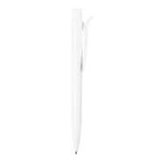 Stylo à bille en plastique ABS - Clip spécial - Encre bleue - Couleur blanche - 13g_2