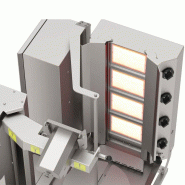 Grill Döner kebab gaz automatique 4 brûleurs max 95 kg_2
