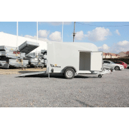 Remorque fermée - debon - cargo 1300 p2 gris clair_2