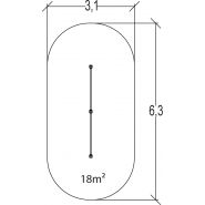 Saut en appui senior - parcours de santé - Proludic - 3,30 m de largeur - JPS17-S-M - 14 ans et plus_2