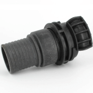 Demi-raccord symétrique avec verrou - DN 80 mm - Embout annelé Ø 76 mm - PP_2