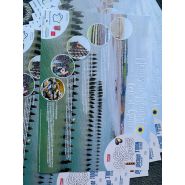 Set de table personnalisables - tout format - offset ou couché blanc brillant/mat, plastifié_2