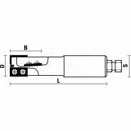 Fraise à plaquette W165.200.R - Sistemi S.R.L. - diamètre 20 - pour centres d'usinage CNC_2
