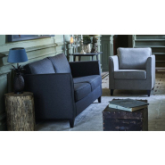 Fauteuil Austin 75 cm - Home Spirit - Compact, accoudoirs minces, fabrication française_2