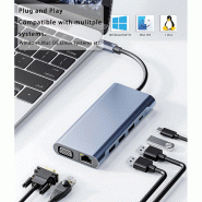 VALUE Station d'accueil USB type C, HDMI 4K60, 1x Gigabit Ethernet, 2x USB A + type C PD, 1x SD/microSD, 1x audio_2