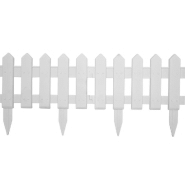 Vidaxl bordures de pelouse 25 pcs blanc 10 m pp 48616_2