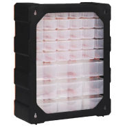 Vidaxl organisateur multi-tiroirs avec 39 tiroirs 38x16x47 cm 147585_2
