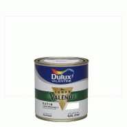 Peinture laque boiserie Valénite blanc satiné 0,5 L - DULUX VALENTINE - microporeuse et résistante aux chocs_2