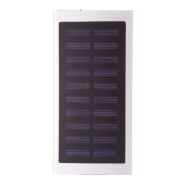 Power Bank en aluminium recyclé avec chargeur solaire intégré - 4000 mAh - 2 ports USB et USB-C_2