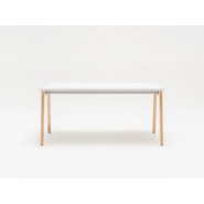 Bureau administratif simple et double - OGI B - Design scandinave avec pieds en frêne naturel et options ergonomiques_2