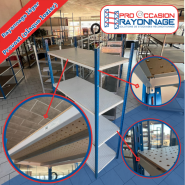 Étagère - Hauteur 2220mm, Longueur 1250mm, Profondeur 570mm - PROVOST_2