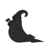 Godet d'excavation-mini-pelle - caterpillar finance france - 400 mm (16 in) - poids 36 kg_2