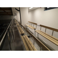 Tribune fixe à bancs modèle TWL - SPORTPLUS.PL - Référence 14.102.L.2_2