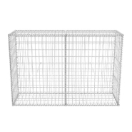 Vidaxl panier de gabion acier galvanisé 150x50x100 cm 142551_2