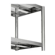 Étagères en inox 4 niveaux 1200x500mm_2