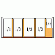 Meuble à pizzas compact 4GN1/3 + 1GN1/9 Plan de travail en granit 2 portes 300L Atosa_2