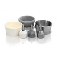 RM 200 - Broyeur à mortier alimentaire Retsch GmbH - Finesse finale < 10 µm - Mélange et homogénéisation de poudres, suspensions et pâtes_2