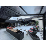 Abri piscine haut sur mesure - système d'assemblage avec entretoises démontables et revêtements personnalisables_2