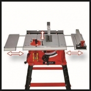 Tc-ts 2225 U - Scie circulaire à format Einhell - Puissance 2200W, table extensible, hauteur de coupe max 80mm_2