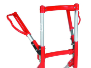 Diable brasseur DB300 - aluminium - charge 300 kg - bavette rabattable et roues gonflables_2