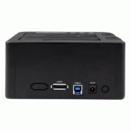 Duplicateur de Disque Dur à  2 Baies, Cloneur/Copieur Autonome USB 3.0 (5 Gbps) / eSATA vers 2,5/3,5
