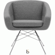 Fauteuil AIKO - Softline - Feld Gris 620_2