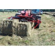 Carolev 2403 F - Manipulateur de bottes rectangulaires - Bugnot - châssis fixe en forme de L couché pour télescopiques_2